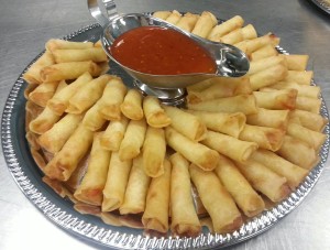 spring roll platter catering in palm beach gardens